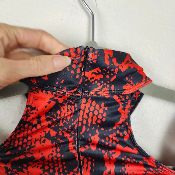 Dolls Kill Trickz n Treatz Ready For It Snake Costume Womens XS Red Jumpsuit NWT - Picture 8 of 10